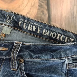 New York & Company curvy bootcut jeans 4P